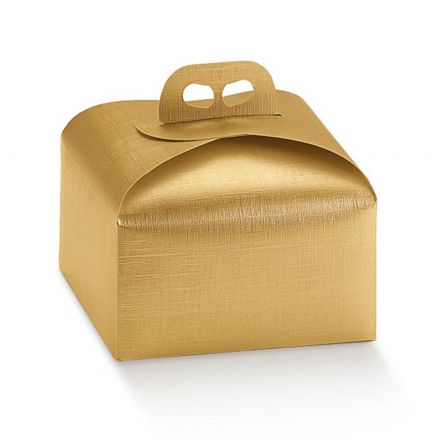 Gold panettone box